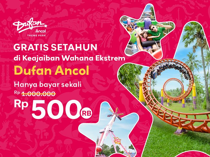 Dengan Annual Pass, Bisa Setahun Gratis Liburan di Dufan